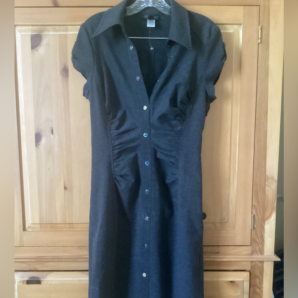 Cache Bodycon dress Heathered Gray 14 (fits like 10-12)
